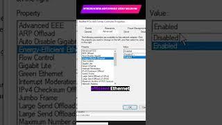 OPTIMIZE NETWORK ADAPTER