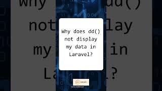 Why dd() Isn't Displaying Data in Laravel - Quick Fix #5