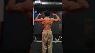 back made from only weighted pullups #shorts
