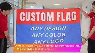 Promotion Custom Flags And Banners 100% Bleed Silk Flag