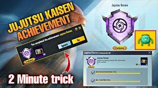 Jujutsu Kaisen Achievement | Cursed object crate | cursed corpse gernade - PUBG Mobile/BGMI