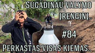 Sugadinau valymo įrenginį.. Perkastas visas kiemas.. #84