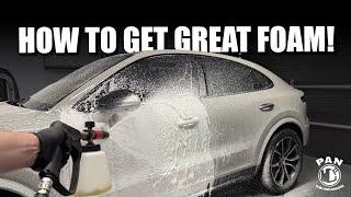 HOW TO GET MORE FOAM: Secrets to Ultimate Foam Cannon Performance!