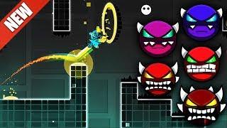 Los NIVELES DEMON MÁS FÁCILES de CADA DIFICULTAD de Geometry Dash