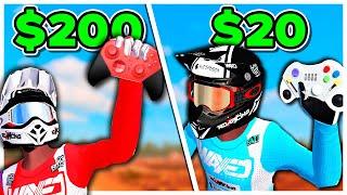 $20 vs $200 controller in MX Bikes!