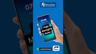 Pega Managing Rules | AllPro Trainings | Best Online Training Institute