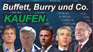 7 Aktien die Buffett, Burry und Co. kaufen - So investieren Starinvestoren