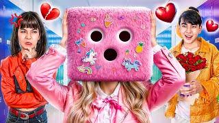 Nobody Has Seen My Real Face! First Day Of Weird Girl At School