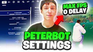  ULTIMATE Peterbot Settings to BOOST FPS & ZERO Delay in Fortnite Chapter 6! 