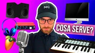 COSA SERVE PER INIZIARE A PRODURRE MUSICA IN HOME-STUDIO