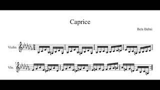 Caprice Tzigany with Violin Sheet music