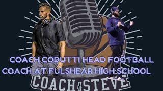 Coach Codutti Head football coach at Fulshear High school