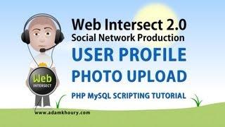 13. User Profile Photo File Upload HTML Form Tutorial PHP Parse Script MySQL