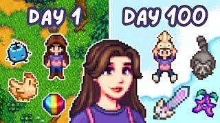 I Played 100 Days of Stardew Valley  Journey to Perfection