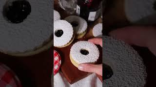 🫐 #Blueberry #Linzer #cookies