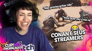 CONAN RP DOS STREAMERS E SEUS MOMENTOS ENGRAÇADOS - CLIPS ENGRAÇADOS