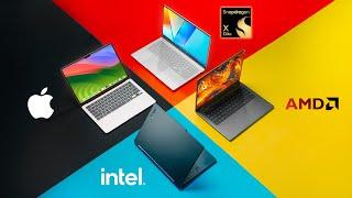 Apple vs Qualcomm vs Intel vs AMD Laptops - The Definitive Review.