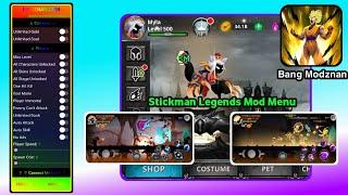 STICKMAN LEGENDS MOD MENU 7.0.1 UNLIMITED GOLD, GEMS, UNLOCK ALL CHARACTERS - LATEST VERSION