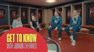 Hilarious interview with our Junior Cherries! Tom and Emilia meet Erin Bloomfield and Jenna Markham