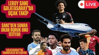 CANLI/UÇAK TAKİP YAYINI SANE GALATASARAY'DA | PATRON ÇILDIRDI OSİMHEN'İ İSTİYOR | GS TRANSFER
