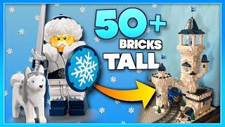 I built a MASSIVE LEGO Frozen Tower! ️