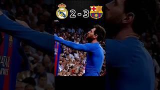 Barcelona Destroyed Real Madrid With A Messi Goal  #messi #ronaldo #youtube #shorts