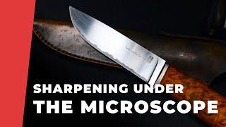 Sharpening a Knife Under the Microscope with TSPROF K03