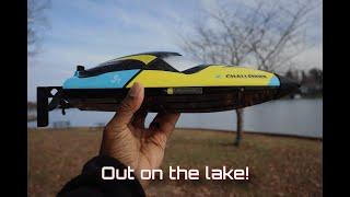 DEERC 2104 Brushless RC Boat   Fun on the Lake!