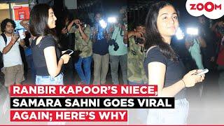 Ranbir Kapoor’s niece Samara Sahni WINS Hearts with her ADORABLE interaction with paps