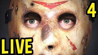 Friday The 13th Game LIVE GAMEPLAY ALL DAY - Jason Gameplay / Counselor Gameplay Pre - 1080p60