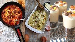 Courgette 'Meatballs', Iberian Carbonara, Peanut butter Pudding Pots | Mama Lotties