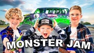 Braxton and Ryder's Monster Truck Jam Song for Kids | Fun Monster Truck Video for Children