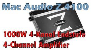 Mac Audio Z 4100 4 Kanal Endstufe Auto Verstärker Mac Audio Endstufe 1000W Amplifier Verstärker