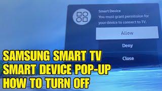 SAMSUNG SMART TV DEVICE POP UP- FIXED | Mr.Benj @ Amazing Boracay