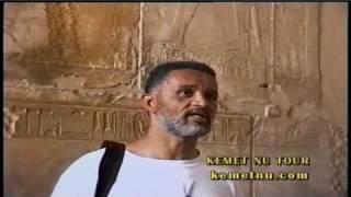 Ashra Kwesi Lecturing on the Books in Stone at Ipet Isut (Karnak Temple)