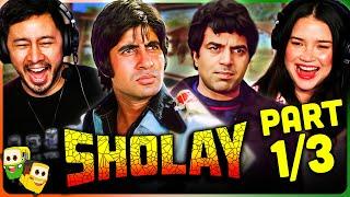 SHOLAY (1975) Movie Reaction Part 1/3! | Amitabh Bachchan | Dharmendra | Sanjeev Kumar