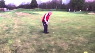 Manston Golf Centre - Aaron Galbraith PGA, how to play the 9th (11)