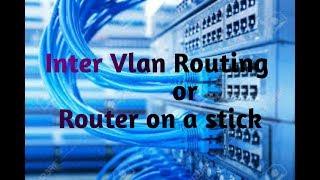 Inter Vlan routing with a router-on-a-stick on Cisco Router in Packet tracer