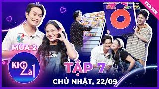 Vợ chồng MẶN MÒI Trà Ngọc và Tống Hạo Nhiên "ĐẠI NÁO" Song Khánh | Khi 2 Là 1 Mùa 2 | Tập 7 - Teaser