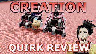 *NEW* Creation Quirk Review | Boku No Roblox: Remastered