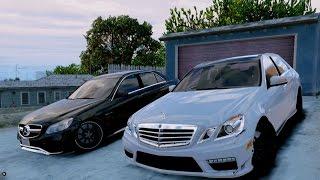 GTA V | MERCEDES E63 AMG W212 2010  VS E63 AMG 2014 | GTA 5 MOD