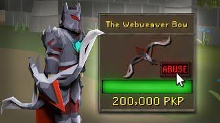 THE *BROKEN* WEAPON NOBODY KNOWS ABOUT? (WEBWEAVER BOW) + 60M PKP GIVEAWAY! - Roat Pkz RSPS