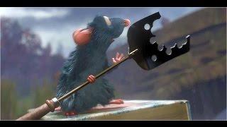 САП-фрагмент из мультфильма Рататуй, SUP saves mice's life