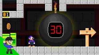 Waluigi has 30 seconds to disarm the bomb!