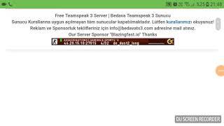 Bedava TeamSpeak 3 Acma 2018