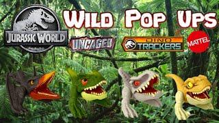 New Jurassic World Dino Trackers Uncaged Wild Pop Ups!!