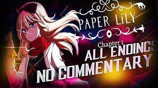 Paper Lily Chapter 1 Gameplay Walkthrough How to Get All Endings No Commentary