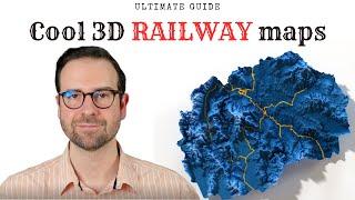 3D railway and elevation maps using rayshader in R