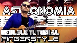 Astronomia COFFIN DANCE MEME Ukulele tutorial with TABS