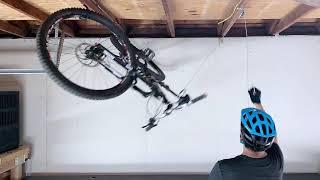 Hide A Bike - Store your bike against your ceiling in seconds!